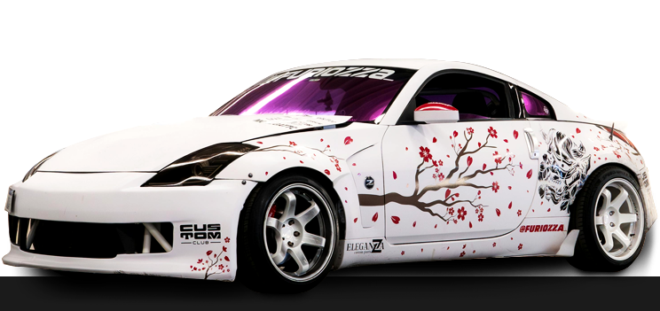 Carro em preparação na oficina Nogam Customs, Belas Lisboa